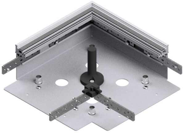 Produktbild UBK 200 801.25 -  Winkel-Verbinder zu Unterflur-Bodenkanal UBK 200, 200x80mm